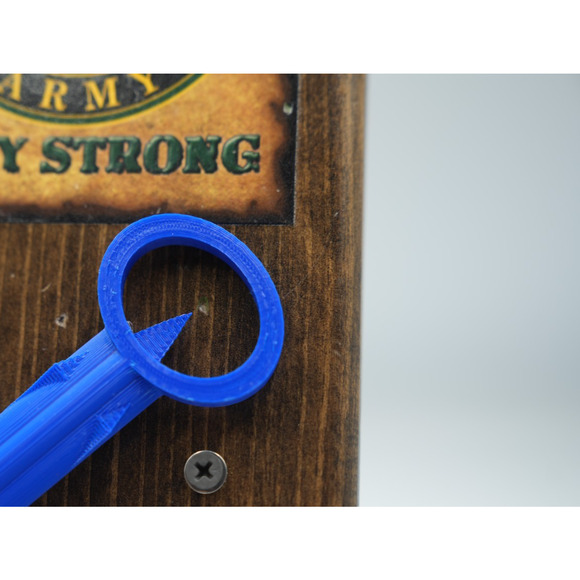 US Army "Army Strong" Wall-Mount Bottle Opener Wood Plaque Patriotic Decor - Picture 5 of 6